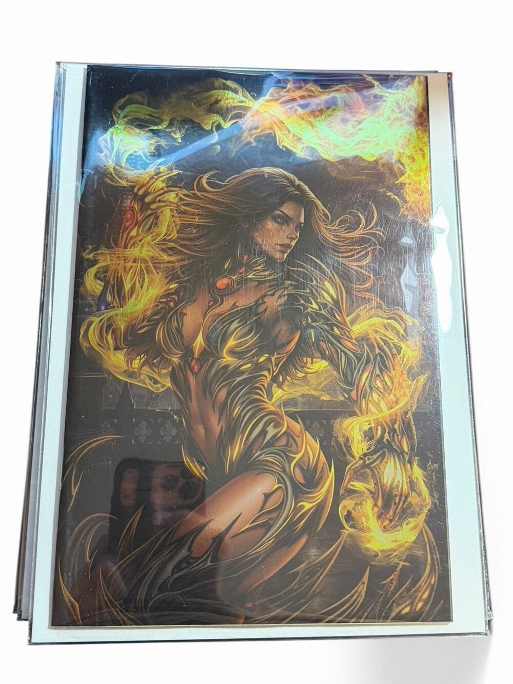 WITCHBLADE VAMPIRELLA 1 DAVID DIAS 616 COMICS Virgin LTD Vf/nm Foil